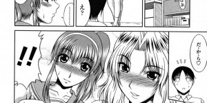 【エロ漫画】部室で同級生の男子にエッチなことをするJK達…エッチなことに興味津々な彼女たちは戸惑う彼にお構い無しでフェラやダブルパイズリなどをしたのち、中出し乱交セックスする！【甲斐ひろゆき:漫研トライアングル】