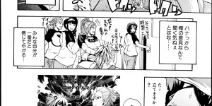【エロ漫画】男とビーチで乱交ハーレムセックスする淫乱お姉さんたち…彼女たちは彼にパイズリやフェラなどで何度も射精させた挙げ句、膣やアナルにチンポをハメさせては大量中出しさせる！【吉村竜巻：Natural Angle Final Round】