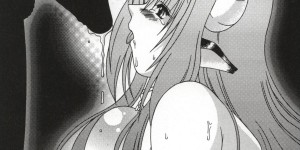 【エロ漫画】調教されちゃう巨乳の牛娘…アナルビーズを挿入されてトロ顔で生ハメ中出しセックスで絶頂アクメ堕ちしちゃう【森下双葉：Erotic Graffiti】