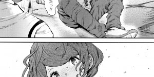 【エロ漫画】学園内で大人気の少女だけど実は学校でオナニーするくらいド変態な巨乳JK…無口な同級生に拘束された状態で手マンされて大興奮し生ハメセックスされちゃう【しょむ：無口くん×変態ちゃん】