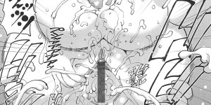 【エロ漫画】ビーチで逆ナンした男たちにおっぱいを見せて逆セクハラしまくる爆乳ビッチ美少女…交代でパイズリフェラしてヌキまくり、輪姦乱交青姦セックスで白濁絶頂【いぶきち：クラゲ注意報】