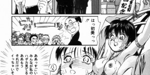 【エロ漫画】調教して犯されちゃう工事現場の現場監督お姉さん…拘束されて乳首責めや精子をぶっかけられ輪姦レイプされちゃう【諸井愛：除幕式】
