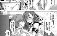 【エロ漫画】昼休みの校内で放送を流している女子高生…それを独り占めしたいと放送室に忍び込みその思いを彼女にぶつけて告白すると彼女が座っていた椅子が倒れて彼女に抱きついた彼とそのままイチャラブセックスしちゃう【 丸和太郎：恋情ラウドネス】