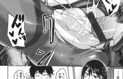 【エロ漫画】会社の後輩の入居の手違いでしばらくの間同居することになったツンデレOL…体で払うことになったデカマラチンポで毎晩激しいイチャラブセックスで絶頂しまくる【八樹ひより：グッドシェア】