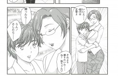 【エロ漫画】親子がエレベーターに閉じ込められてパニックになった母親を抱きしめた息子が発情しておっぱいを揉んで近親相姦で中出ししちゃう【飛龍乱：母子相・檻 】