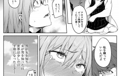 【エロ漫画】性転換して男になった彼女にエッチを迫られてしまった性転換主人公…されるがままの彼女は手マンやキスなどをされた後、中出しセックスをしてアクメする！【ポリウレたん:世界TSF日和】