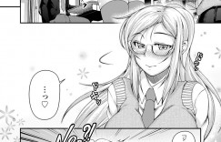 【エロ漫画】放課後の教室でクラスの男子に告白したらおっぱいを揉まれてエッチを迫られた金髪メガネっ娘留学生…クンニされたあと生挿入されておもらしし、激しい中出し初セックスで種付け絶頂【ナナイロ：ワタシ、kawaiiデスか?】