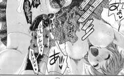 【エロ漫画】我慢できなくてトイレでローターでオナニーしちゃう残念なお姉さん…そんな痴態がバレてしまってスキモノ認定されてバイブとチンポでアナルファックと膣穴の二穴責めセックスをされてしまう【シロタクロタ：蜜室】