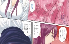 【エロ漫画】授業中にも関わらず欲情した男子生徒たちと襲われてしまったムチムチ女教師…抵抗虚しくされるがままになった彼女は無理矢理フェラさせられたり、ちんぽを挿入されたりと乱交状態になる！【砂川多良：Sexualizm】