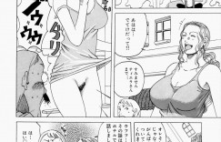 【エロ漫画】店長に調教されちゃう巨乳のお姉さん…その姿を見てしまった落ちぶれた男性を誘惑していちゃラブセックスしちゃう【じゃんぬだっく：パンパンパン】