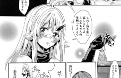 【エロ漫画】巨乳怪盗がドＳな警備員たちにつかまってしまい見逃してやる変わりにヤラせろと言われ処女を奪われ朝までめちゃくちゃに二穴中出しレイプされる！【桜桃千絵里：危ない逃走劇】