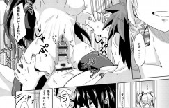 10年間片想いをしていた幼馴染をヤンデレ娘に寝取られ嫉妬していた少女だったが告白してどちらも選べず結局３Pセックスしちゃう