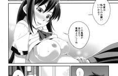 なかなか熱が下がらなず座薬を入れてもらうお姉さん…アナルにをいじられ興奮した彼にバックで生ハメ中出しセックスされちゃう