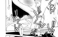 【エロ漫画】ショタのオナニーを見て誘惑しちゃう淫乱巨乳の人妻…おねだり挿入して生ハメ中出しセックスで淫乱堕ちしちゃう【市川和彦：魅せられて･･･】