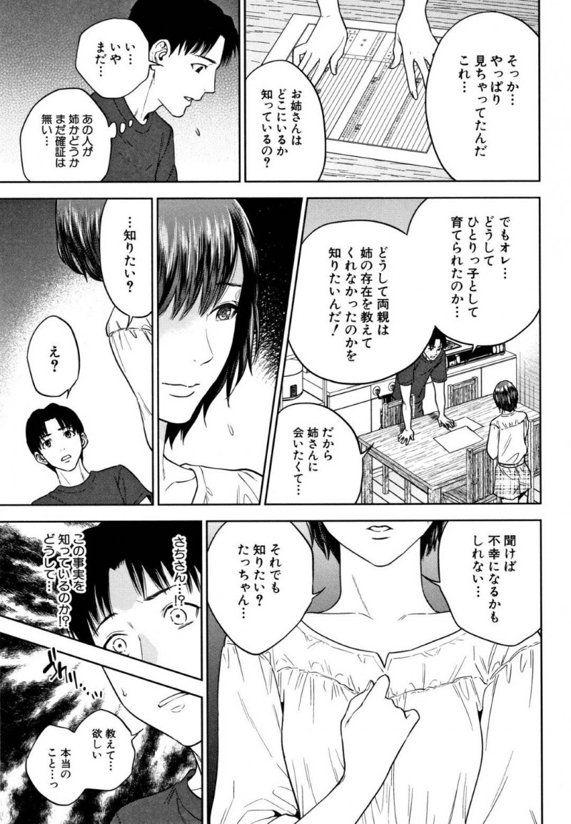 親族の近親相姦話を伝えて落ち込む男子を慰める謎の美女…服を脱いで誘惑し感情の抑えが効かない男子に乱暴に抱かれ連続生ハメセックスでイキまくる【東西：幸 第３話】