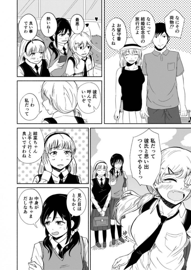 【エロ漫画】夏休みに入った途端一人きりになったJK…両親も旅行に行き誰もいない広い家でオナニー三昧！一度イッた後に乱れた格好でリビングに行くと突然両親が帰宅！ベランダで我慢できず放尿しながらオナニーでまたもや絶頂！【FauxFur】